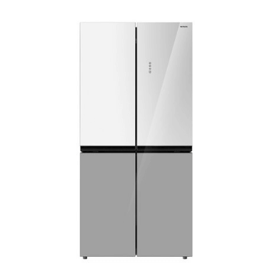 위니아 상냉장 하냉동 479L 컬러글래스 세미빌트인 4도어 양문형 냉장고 ERB48DWG